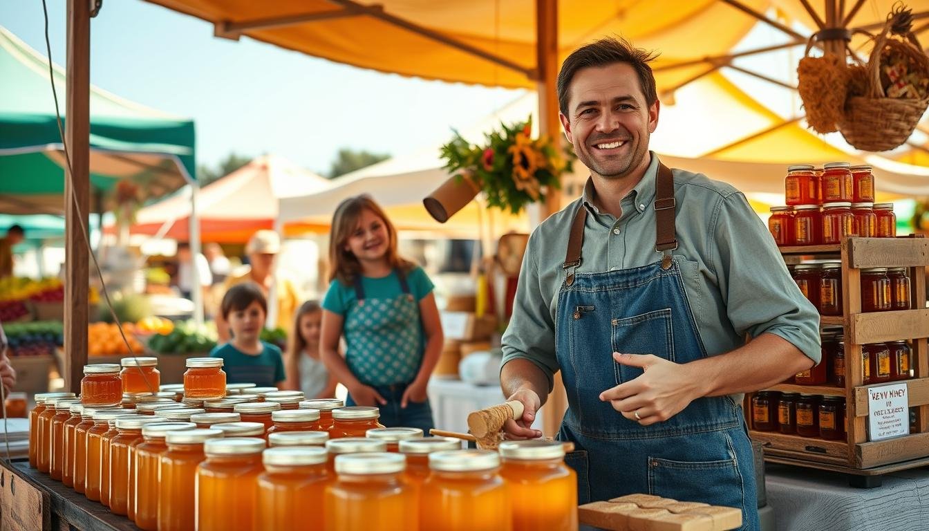 15. selling raw honey at U.S. farmers markets