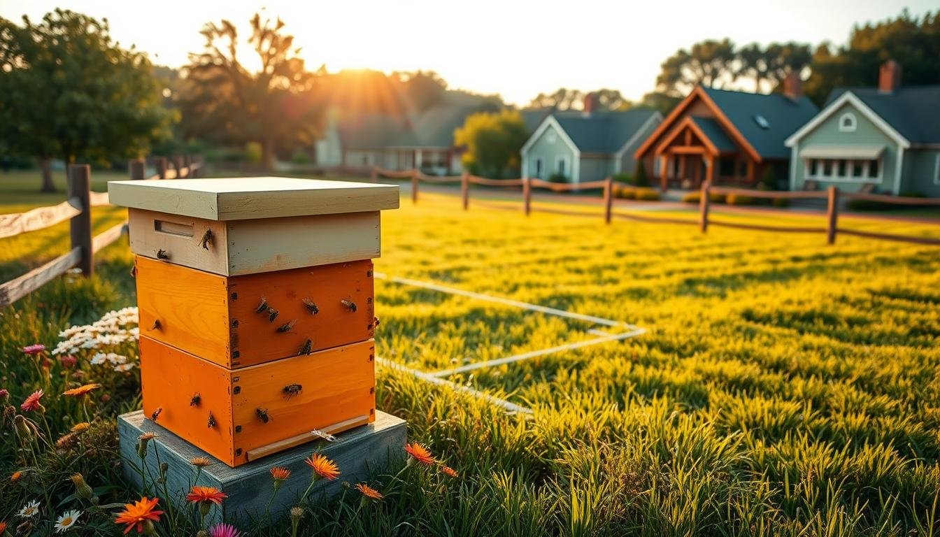 19. how close beehives can be to neighbors