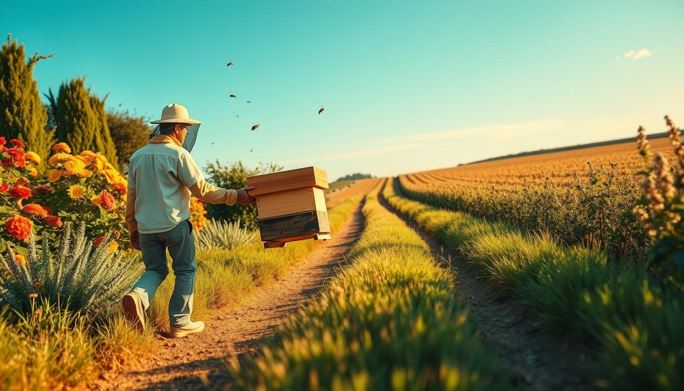 30. moving a beehive short distance vs long distance