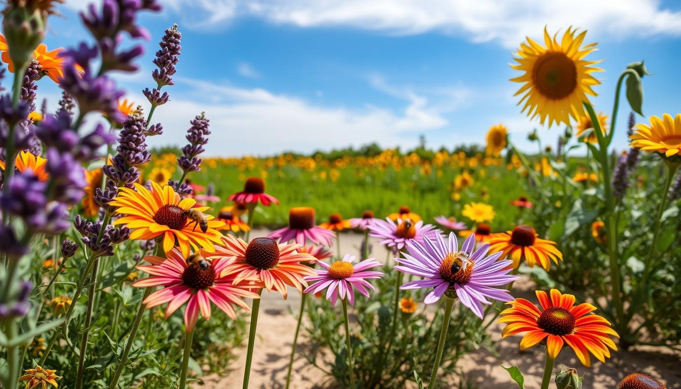 33. drought-resistant flowers for bees