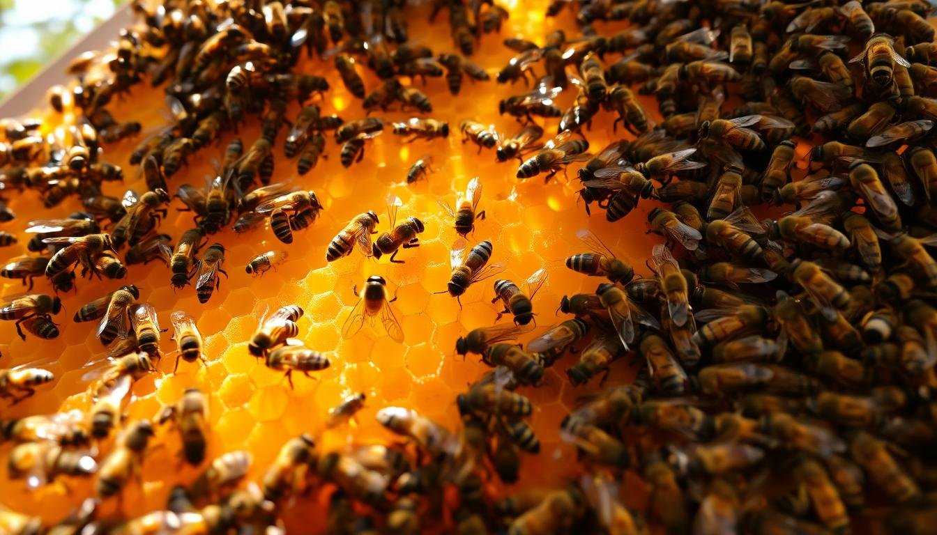 39. how many bees are in a healthy hive