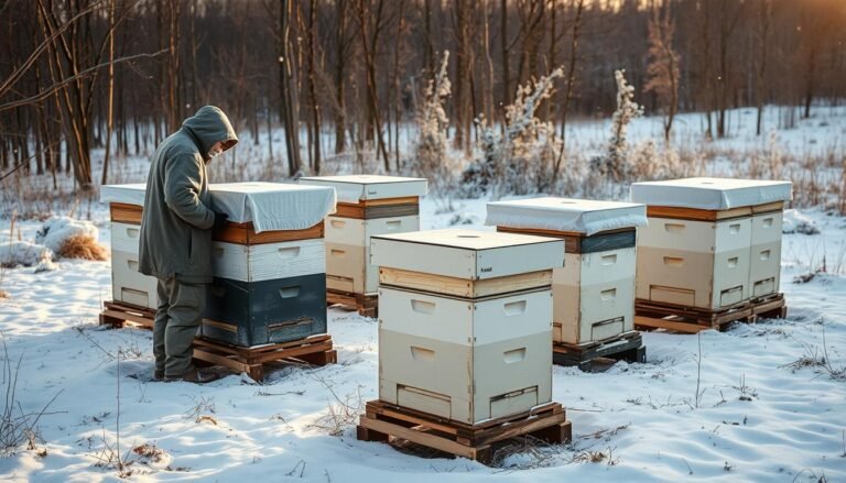 9. winterizing beehives in northern states