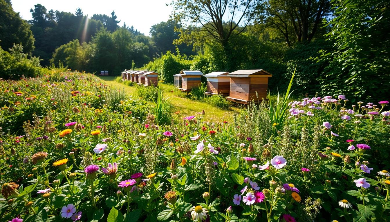 best ground cover plants for apiaries