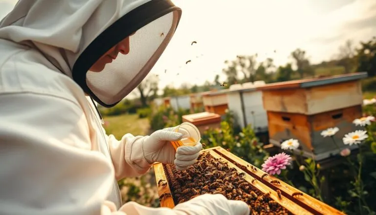 feeding bees without causing robbing