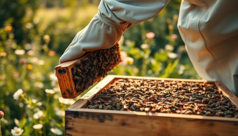 how to avoid crushing bees during inspections