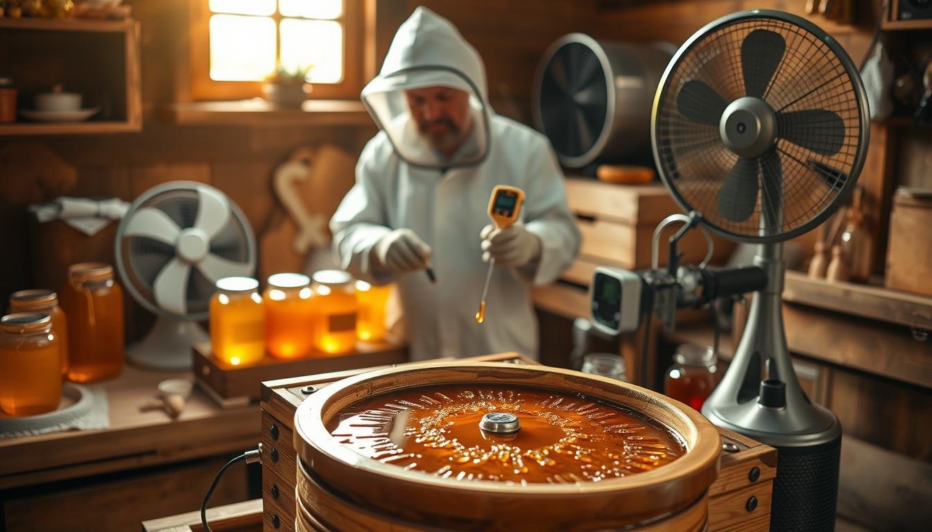 how to avoid overheating honey during extraction