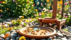 how to build a bee waterer