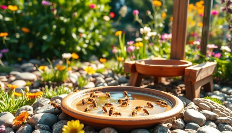 how to build a bee waterer