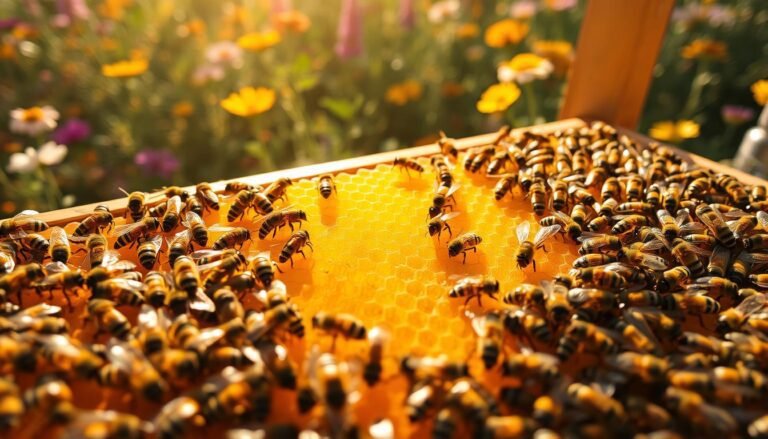 how to encourage bees to build comb faster