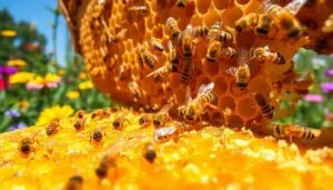 how to encourage bees to clean old comb
