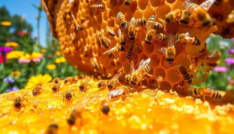 how to encourage bees to clean old comb
