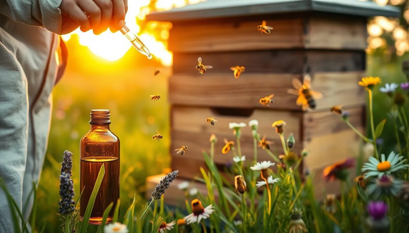 how to use essential oils in beekeeping