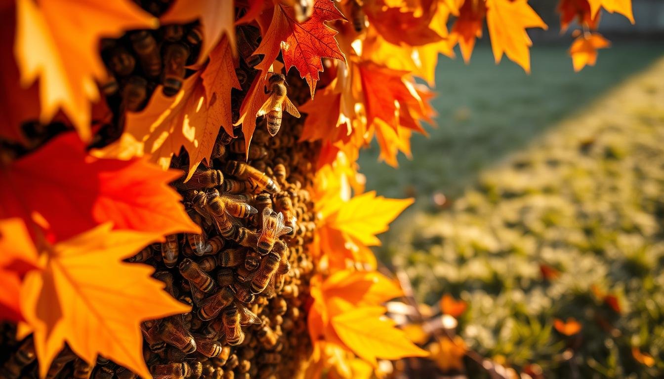 signs your bees are preparing for winter