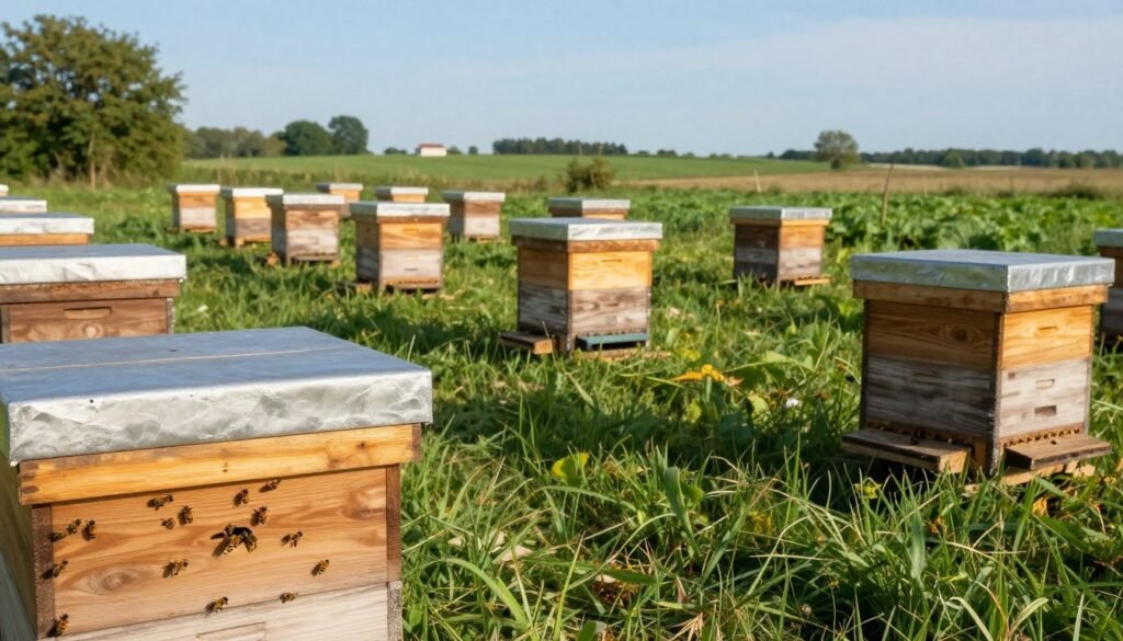 Optimize Apiary Entrance Spacing for Better Biosecurity