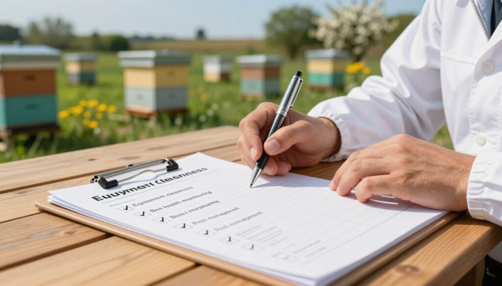Clean Apiary Setup Apiary Hygiene Checklist for Inspectors: Essential Practices
