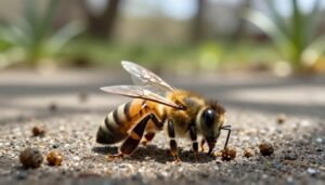 bee dysentery after winter cleansing flights