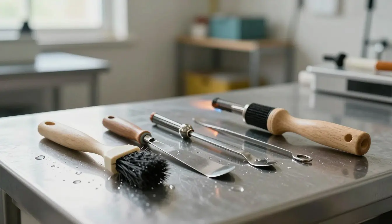 bleach vs flame sterilization for hive tools
