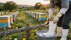 boot cleaning protocol between apiary yards