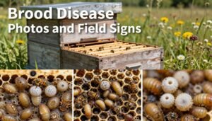 brood disease photos and field signs