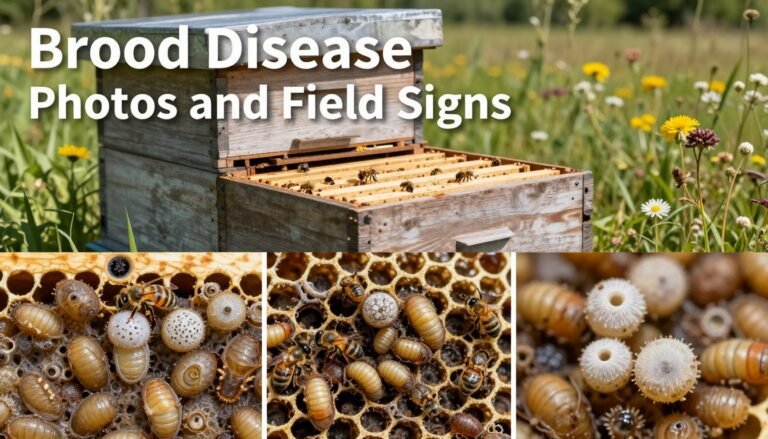 brood disease photos and field signs