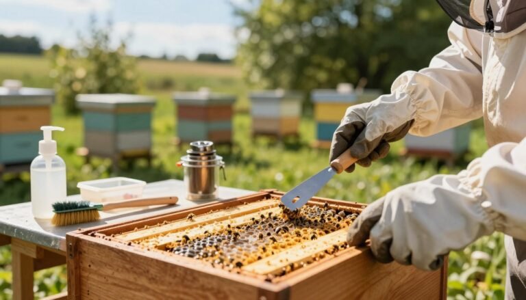 can you reuse equipment after chalkbrood
