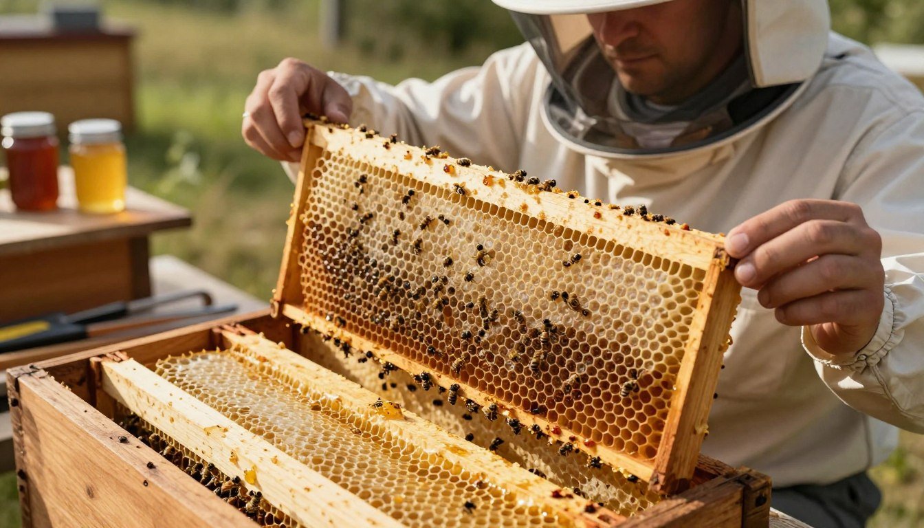 can you reuse frames from a dead colony