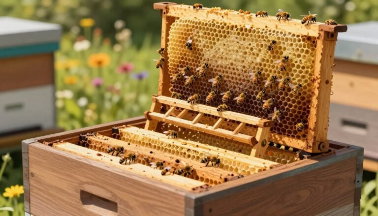 comb ladder in top bar hives explained