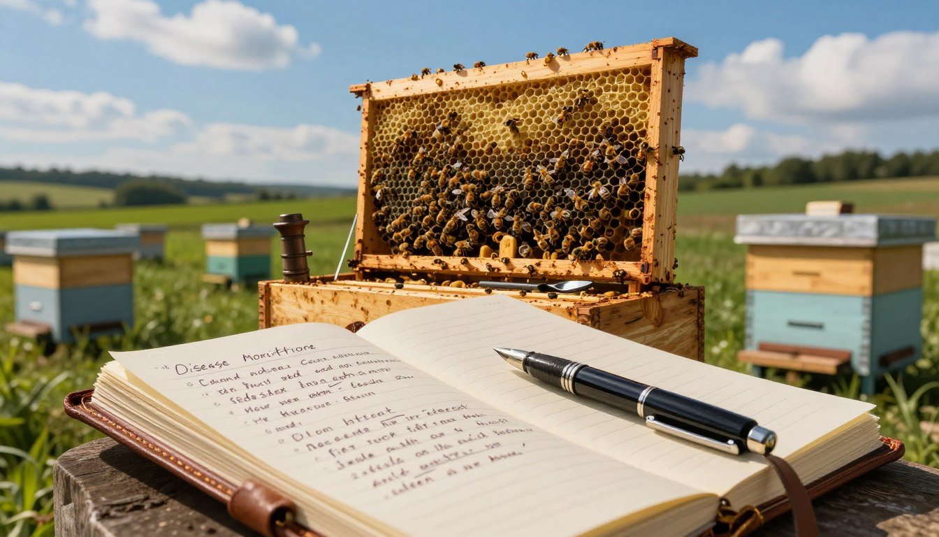 disease log template for multi-yard apiaries
