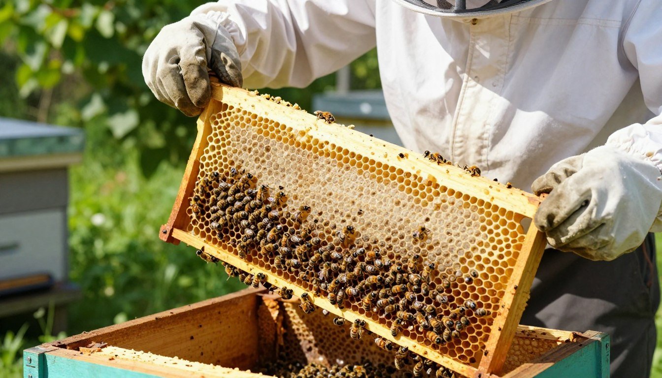 drone brood removal for varroa control