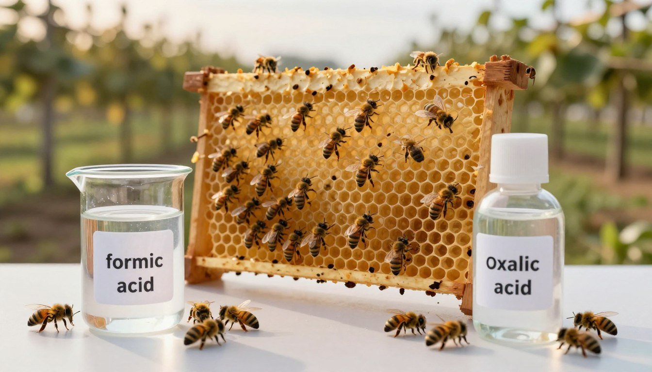 formic acid vs oxalic acid for varroa mites