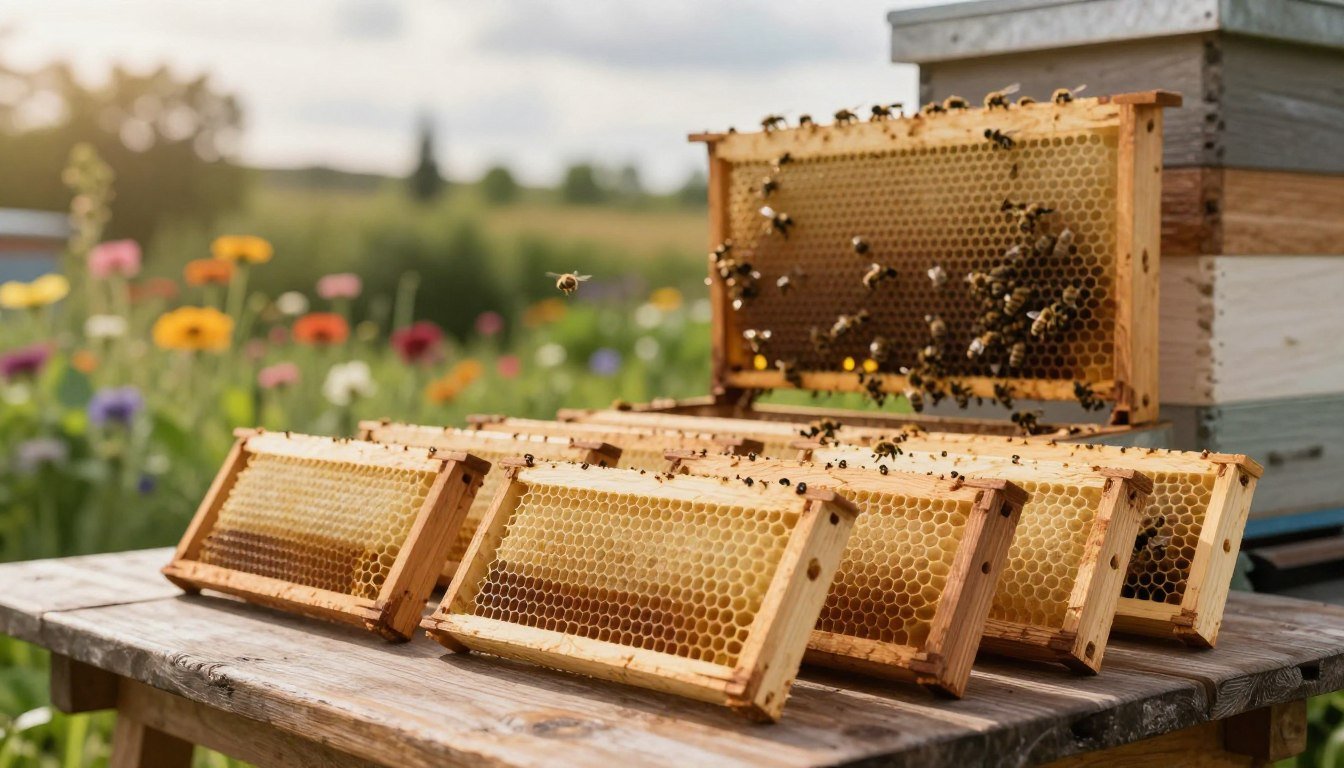 foundationless frames for honey supers