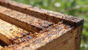 frame rest corrosion and propolis buildup