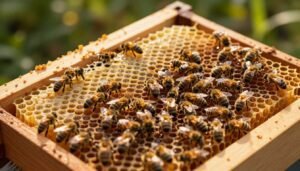 frame spacing for straight comb building