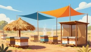 hive shade cover options for hot climates