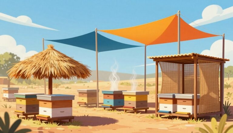 hive shade cover options for hot climates