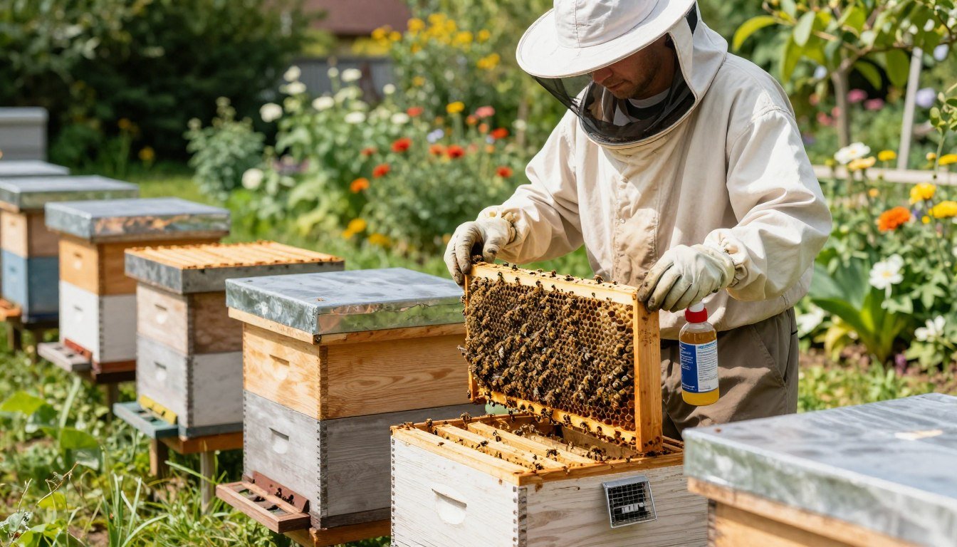 hive stand sanitation and ant control