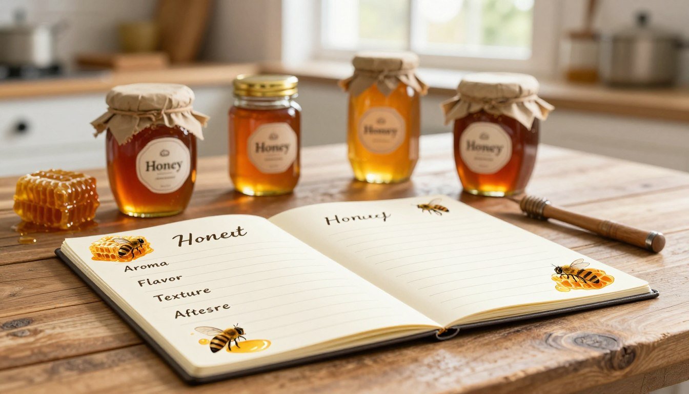 honey tasting notes template for small producers