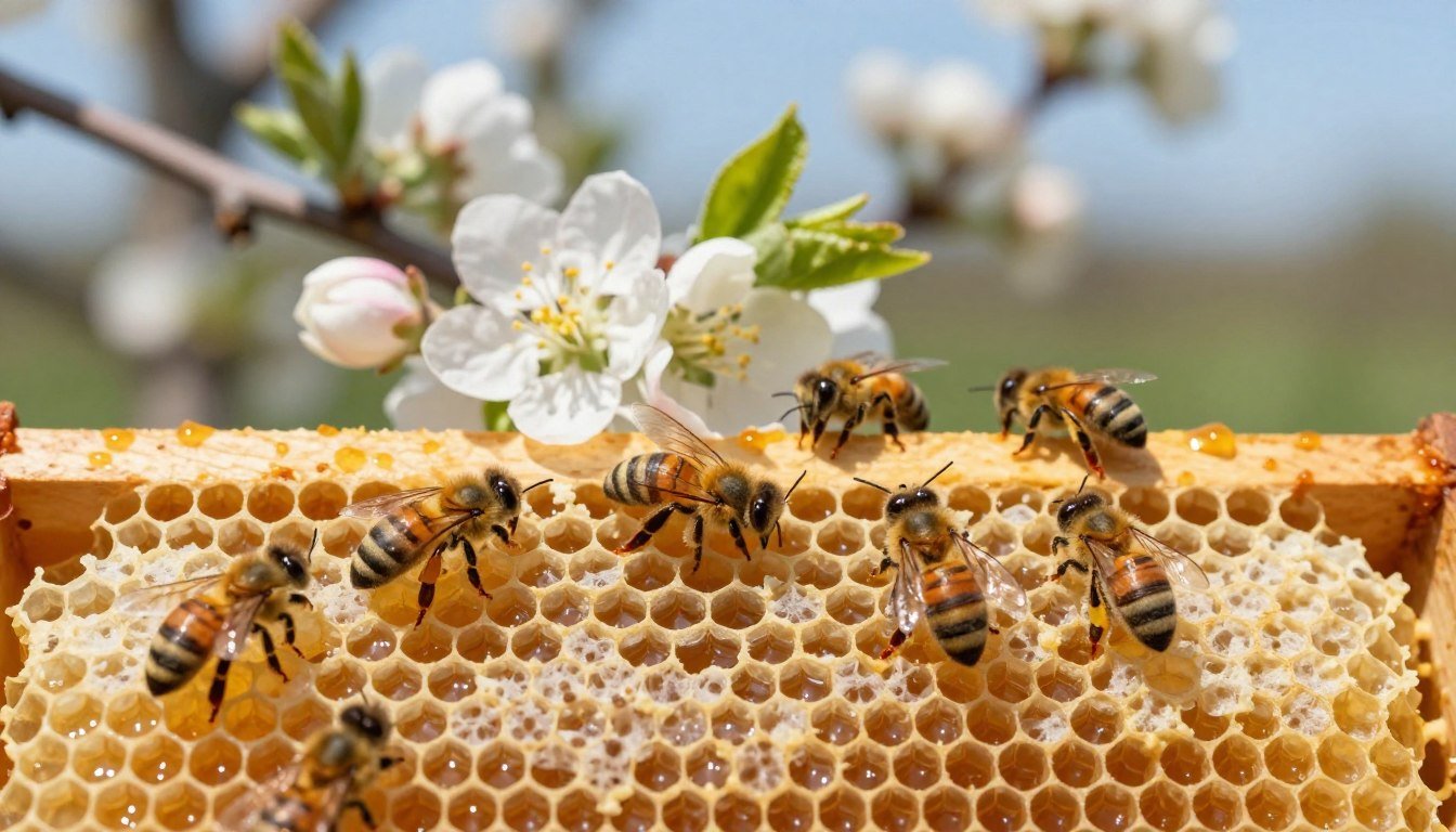 how much drawn comb boosts spring buildup