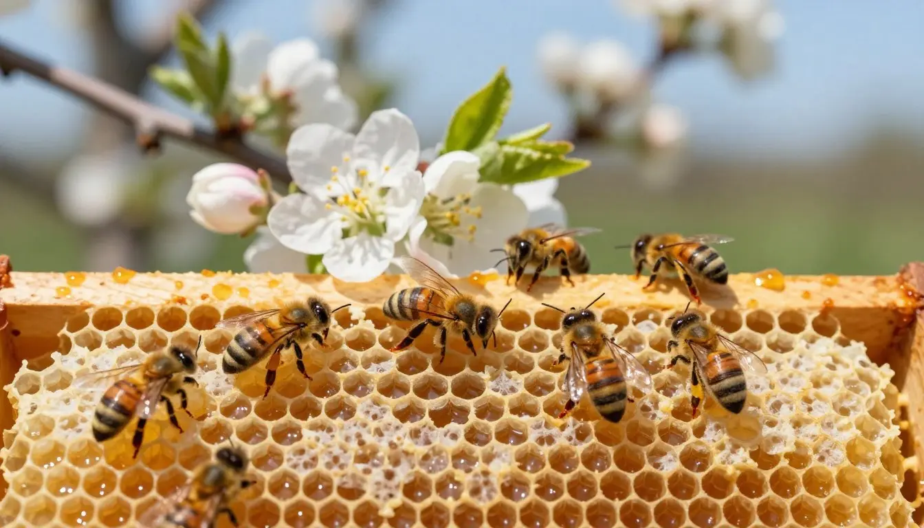 how much drawn comb boosts spring buildup