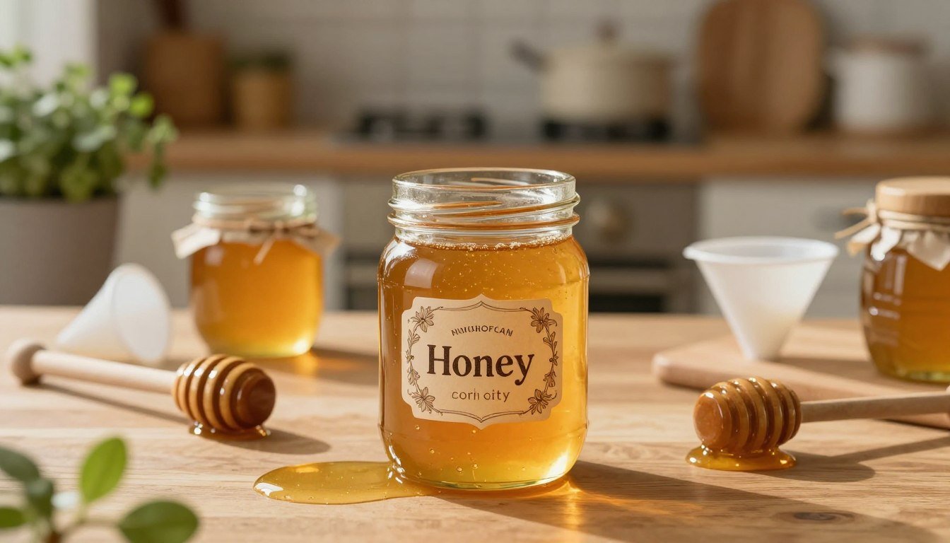 how to avoid air bubbles when bottling honey