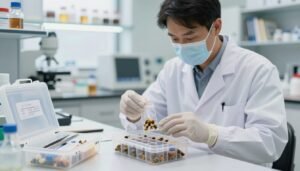 how to bag and send bee samples to a lab