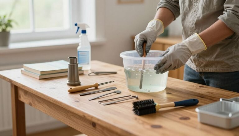 how to disinfect hive tools after disease