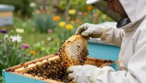how to handle burr comb from diseased hives