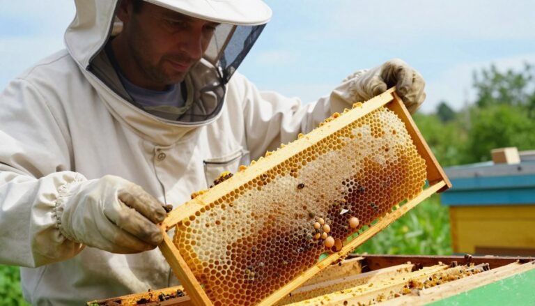 how to inspect brood for disease without missing eggs