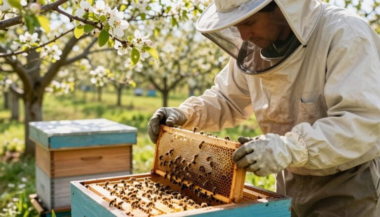 how to inspect rented hives after pollination