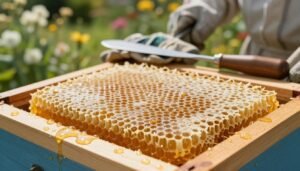 how to keep comb from collapsing during inspections