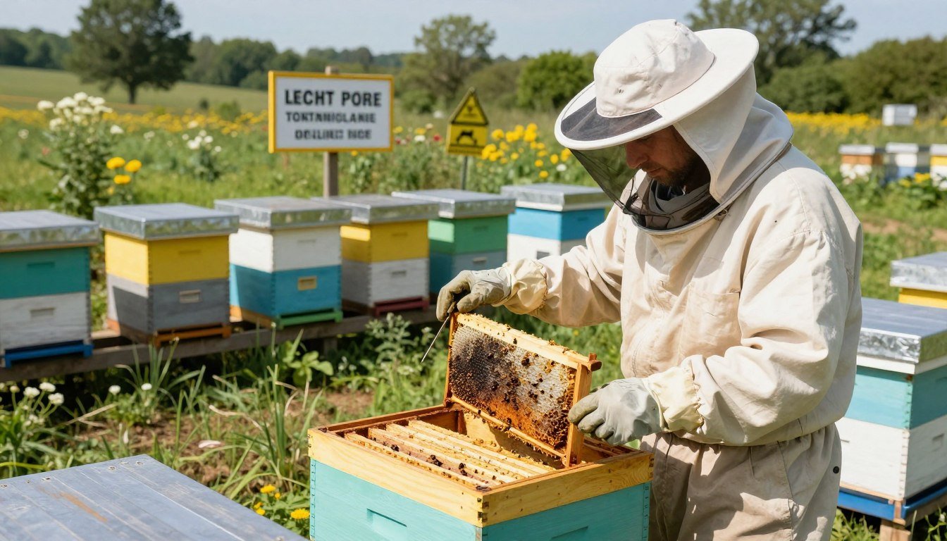 how to quarantine a suspect diseased hive
