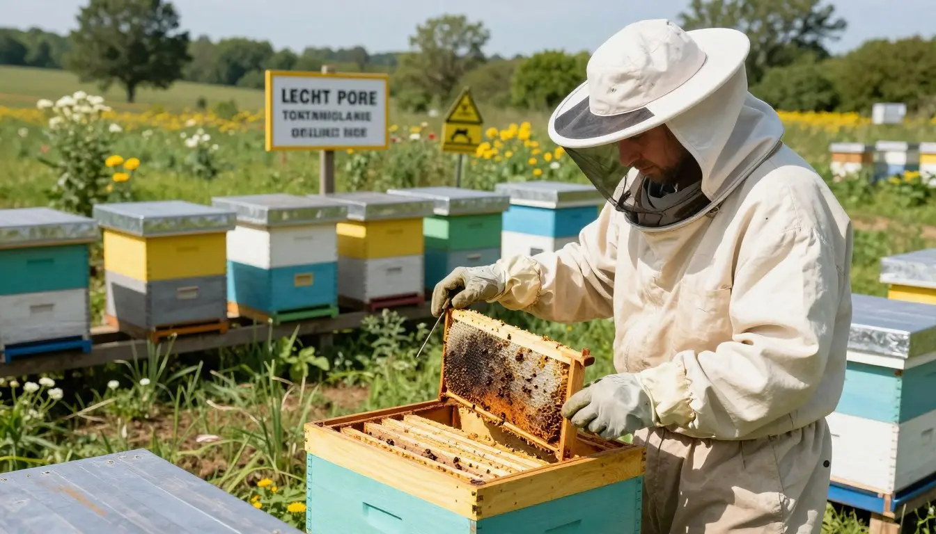 how to quarantine a suspect diseased hive