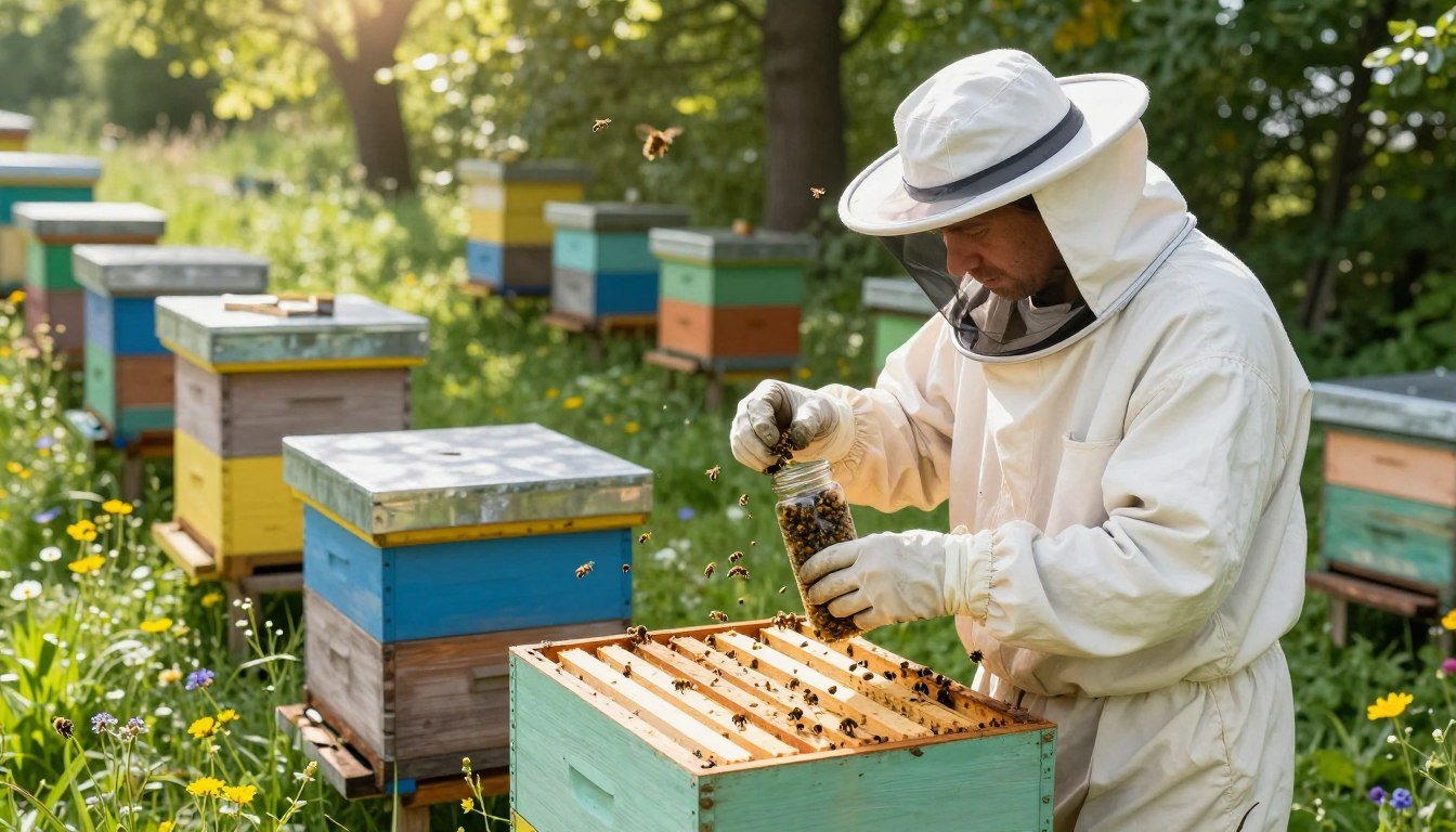 how to sample multiple hives for varroa