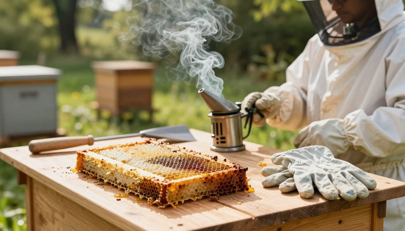 how to store contaminated frames until disposal